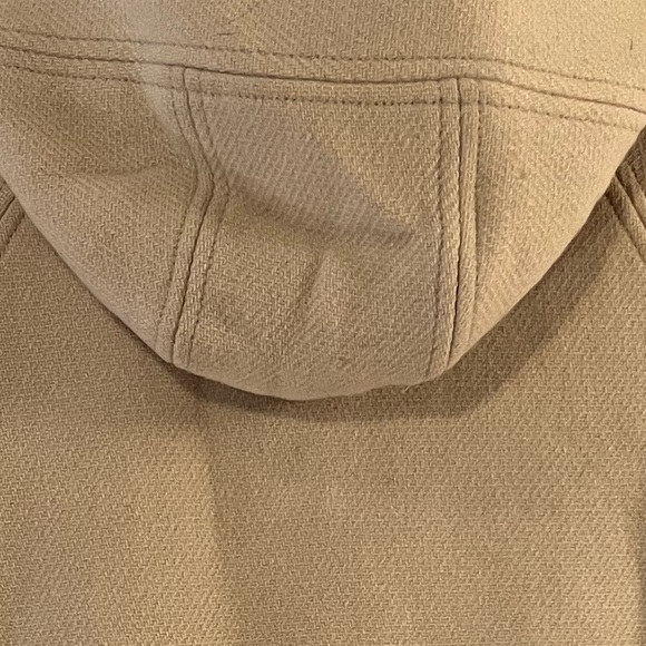 J. CREW Nello Gori cream wool Stadium Cloth coat 2 - Picture 3 of 5